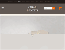 Tablet Screenshot of cigarbandits.com